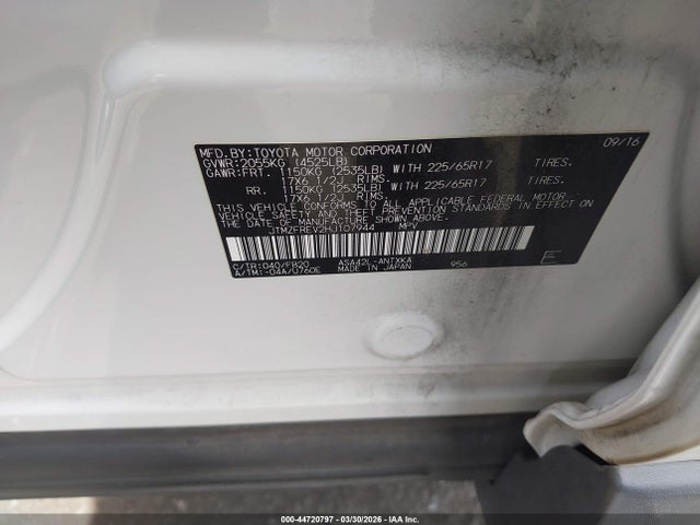Toyota RAV4 LE 2017 JTMZFREV2HJ107944 Image 9