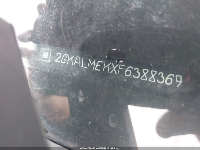 Aukcja sprzedaży 2015 Gmc Terrain Sle-1, vin: 2GKALMEKXF6388369, numer aukcji: 44720829