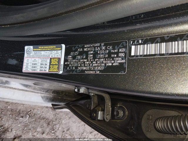 44720831 :رقم المزاد ، 3KPFW4DE7SE183820 vin ، 2025 Kia K4 Gt-line مزاد بيع