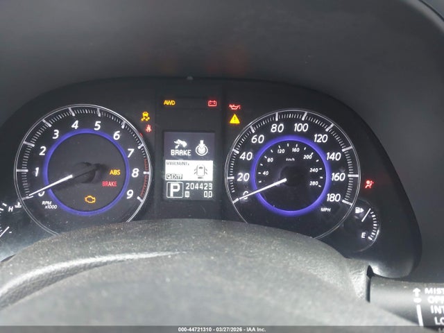 44721310 :رقم المزاد ، JN8AS1MWXCM150296 vin ، 2012 Infiniti Fx35 Limited Edition مزاد بيع
