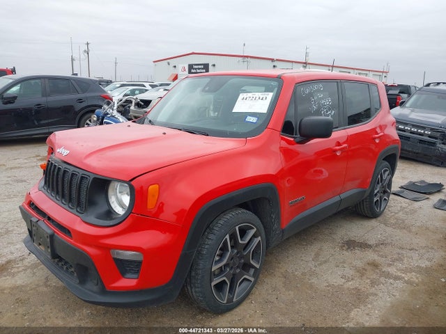 2021 Jeep Renegade Jeepster Fwd მანქანა იყიდება აუქციონზე, vin: ZACNJCAB5MPM46145, აუქციონის ნომერი: 44721343