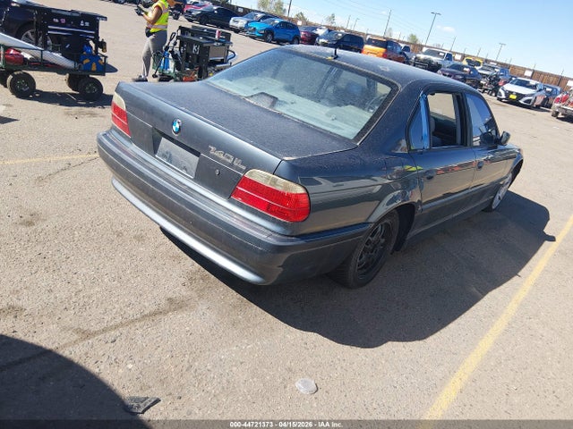 44721373 :رقم المزاد ، WBAGH83431DP28620 vin ، 2001 Bmw 740il مزاد بيع