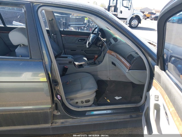 44721373 :رقم المزاد ، WBAGH83431DP28620 vin ، 2001 Bmw 740il مزاد بيع
