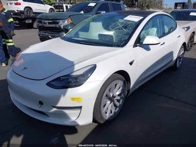Продаж на аукціоні авто 2022 Tesla Model 3 Long Range Dual Motor All-wheel Drive, vin: 5YJ3E1EB3NF180372, номер лоту: 44721418