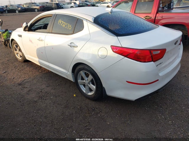 2015 Kia Optima Lx მანქანა იყიდება აუქციონზე, vin: KNAGM4A71F5645173, აუქციონის ნომერი: 44721535