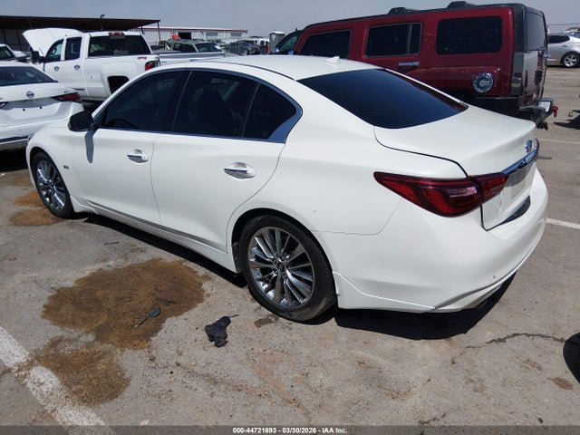 2018 Infiniti Q50 3.0t Luxe მანქანა იყიდება აუქციონზე, vin: JN1EV7AP5JM362186, აუქციონის ნომერი: 44721693