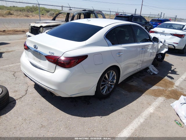 2018 Infiniti Q50 3.0t Luxe მანქანა იყიდება აუქციონზე, vin: JN1EV7AP5JM362186, აუქციონის ნომერი: 44721693