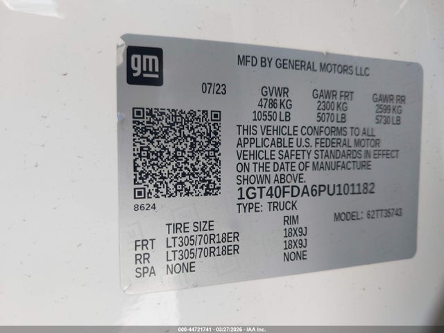 1GT40FDA6PU101182 GMC Hummer Ev Pickup E4wd 3x