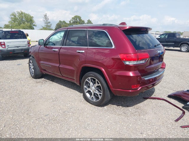 Продаж на аукціоні авто 2020 Jeep Grand Cherokee Overland 4x2, vin: 1C4RJECG5LC145094, номер лоту: 44721768