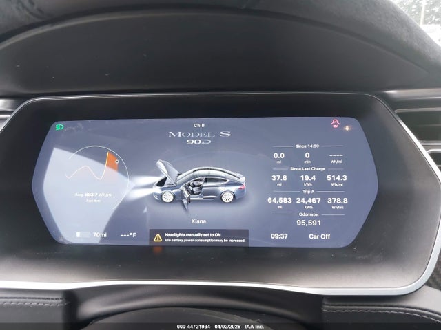 2016 Tesla Model S 60d/70d/75d/85d/90d მანქანა იყიდება აუქციონზე, vin: 5YJSA1E2XGF153549, აუქციონის ნომერი: 44721934