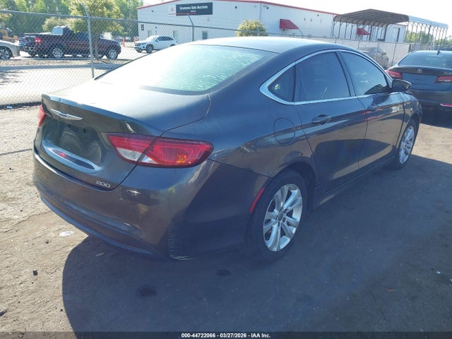2016 Chrysler 200 Touring მანქანა იყიდება აუქციონზე, vin: 1C3CCCFB3GN196709, აუქციონის ნომერი: 44722066