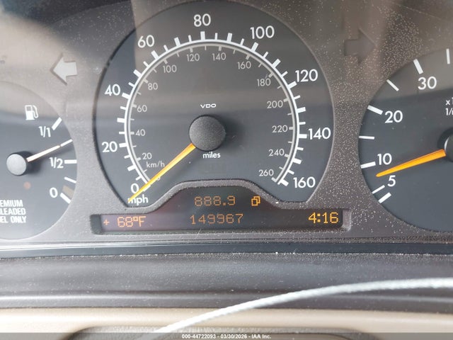 Aukcja sprzedaży 1998 Mercedes-benz E 320, vin: WDBJF65F0WA489679, numer aukcji: 44722093