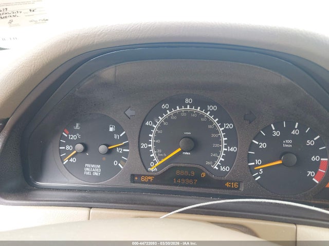 Aukcja sprzedaży 1998 Mercedes-benz E 320, vin: WDBJF65F0WA489679, numer aukcji: 44722093