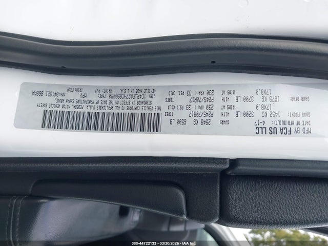 2017 Jeep Grand Cherokee Laredo 4x4 მანქანა იყიდება აუქციონზე, vin: 1C4RJFAG7HC890090, აუქციონის ნომერი: 44722133