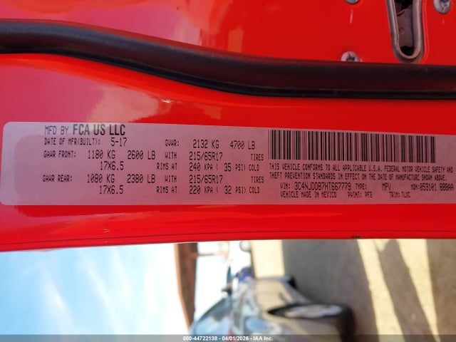 2017 JEEP NEW COMPASS 3C4NJDDB7HT667779 Photo 8