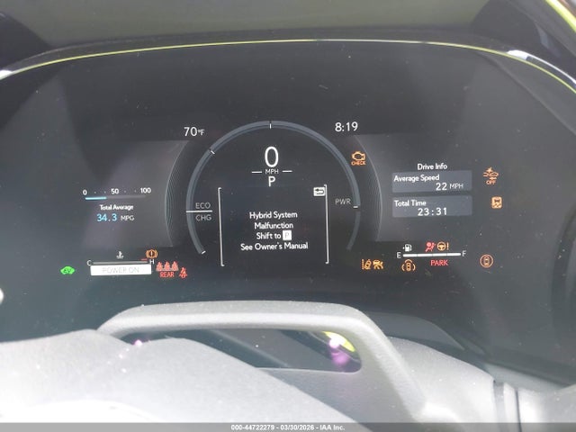44722279 :رقم المزاد ، 2T2BBMCA7SC074177 vin ، 2025 Lexus Rx 350h Premium مزاد بيع