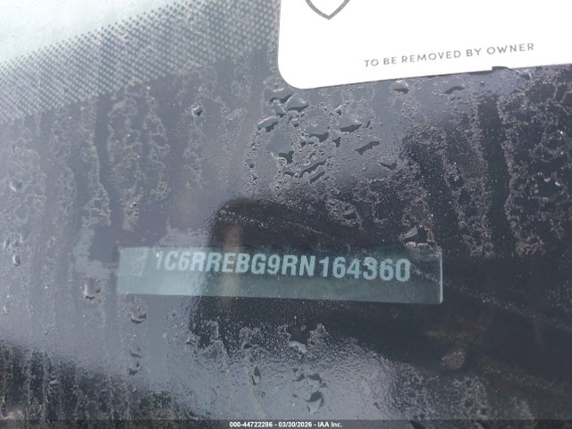 Продаж на аукціоні авто 2024 Ram 1500, vin: 1C6RREBG9RN164360, номер лоту: 44722286