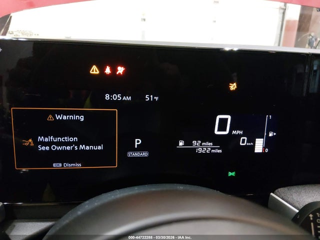 2025 Nissan Kicks Sv Intelligent Awd მანქანა იყიდება აუქციონზე, vin: 3N8AP6CB2SL415377, აუქციონის ნომერი: 44722288
