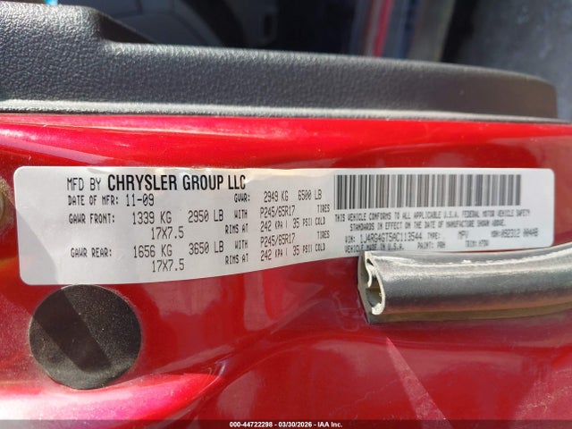 2010 JEEP COMMANDER 1J4RG4GT5AC113544 Photo 8