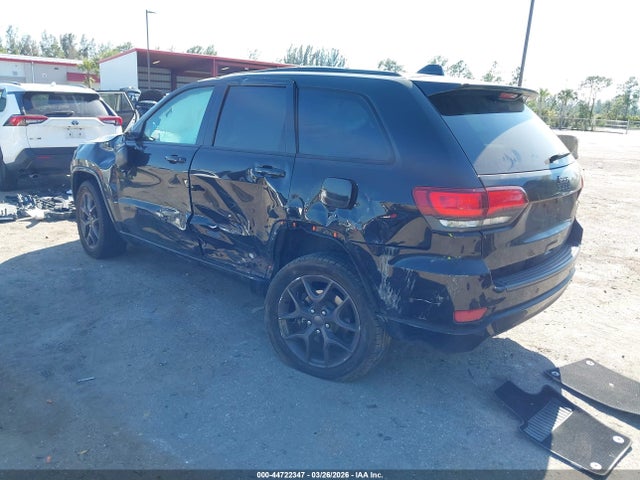 44722347 :رقم المزاد ، 1C4RJEBG3MC595359 vin ، 2021 Jeep Grand Cherokee 80th Anniversary 4x2 مزاد بيع