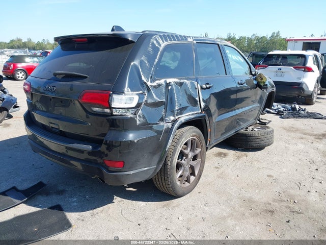 44722347 :رقم المزاد ، 1C4RJEBG3MC595359 vin ، 2021 Jeep Grand Cherokee 80th Anniversary 4x2 مزاد بيع