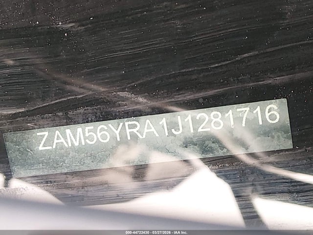 Продажа на аукционе авто 2018 Maserati Quattroporte S Q4, vin: ZAM56YRA1J1281716, номер лота: 44722430