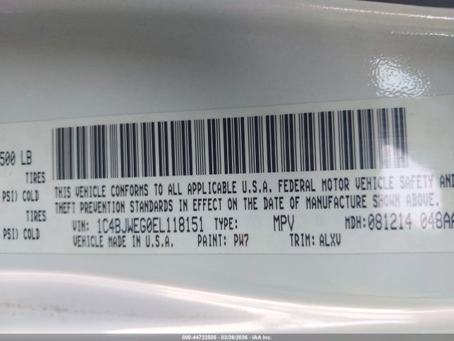 2014 JEEP WRANGLER UNLIMITED 1C4BJWEG0EL118151 Photo 8