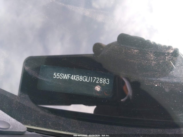 Aukcja sprzedaży 2016 Mercedes-benz C 300 4matic, vin: 55SWF4KB8GU172883, numer aukcji: 44722550