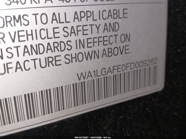 2015 AUDI Q7 WA1LGAFE0FD009262 Photo 8