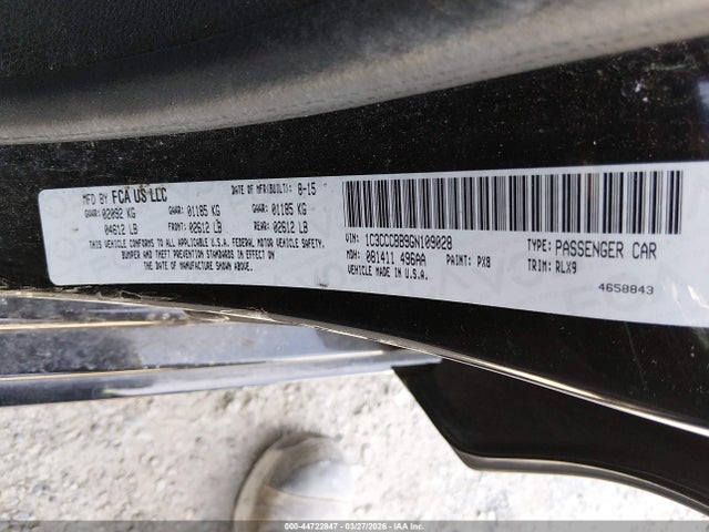 Chrysler 200 S 2016 1C3CCCBB9GN109028 Image 9