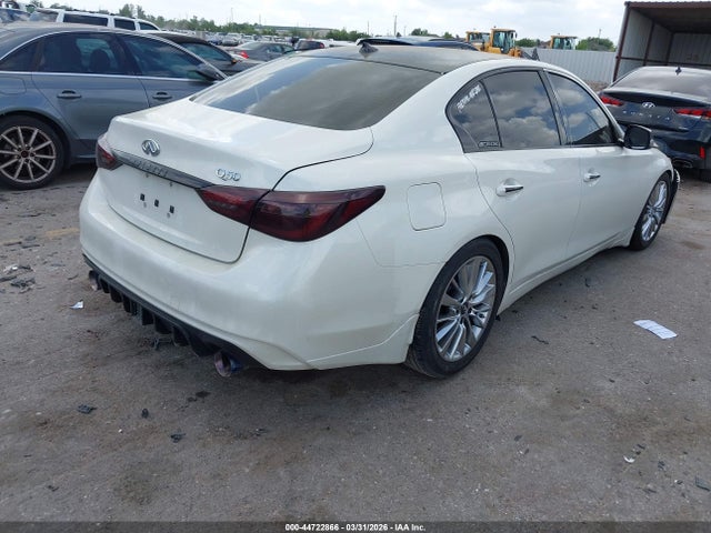 Aukcja sprzedaży 2018 Infiniti Q50 3.0t Luxe, vin: JN1EV7AP6JM357501, numer aukcji: 44722866