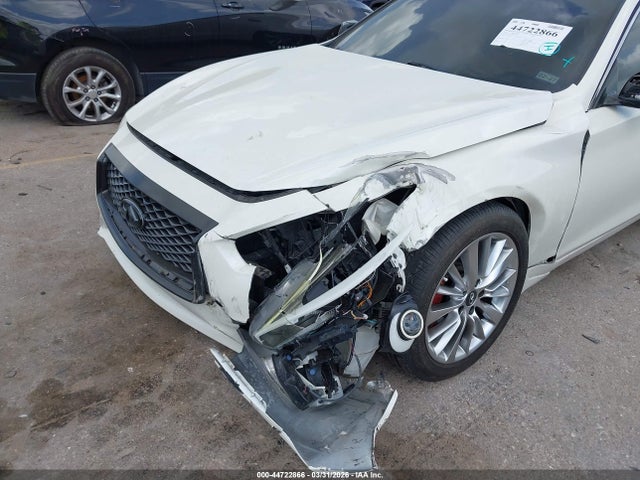 Aukcja sprzedaży 2018 Infiniti Q50 3.0t Luxe, vin: JN1EV7AP6JM357501, numer aukcji: 44722866