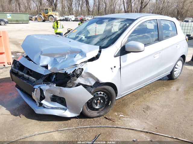 2022 Mitsubishi Mirage Es/le მანქანა იყიდება აუქციონზე, vin: ML32AUHJ9NH006658, აუქციონის ნომერი: 44722897