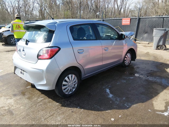2022 Mitsubishi Mirage Es/le მანქანა იყიდება აუქციონზე, vin: ML32AUHJ9NH006658, აუქციონის ნომერი: 44722897