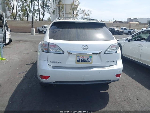 44722952 :رقم المزاد ، 2T2ZK1BA3AC021988 vin ، 2010 Lexus Rx 350 مزاد بيع