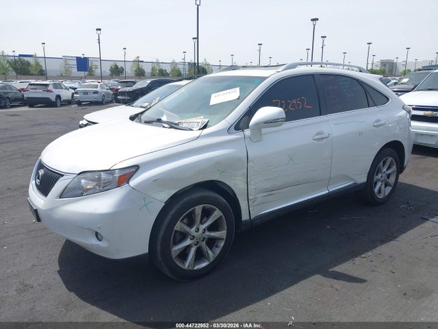44722952 :رقم المزاد ، 2T2ZK1BA3AC021988 vin ، 2010 Lexus Rx 350 مزاد بيع