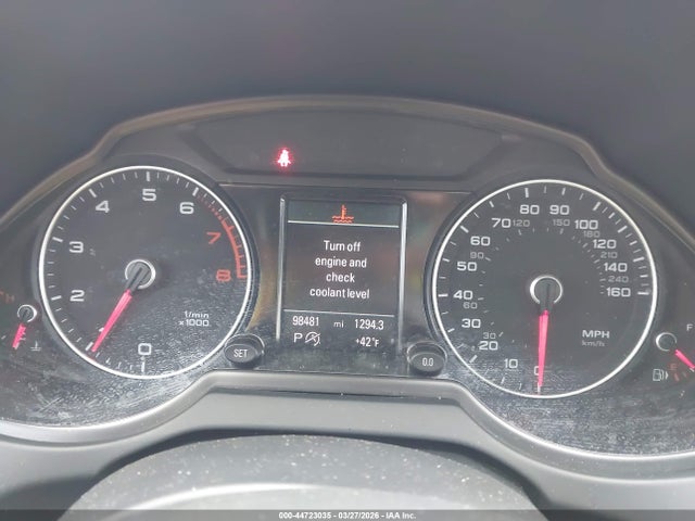 2013 Audi Q5 3.0t Premium Plus მანქანა იყიდება აუქციონზე, vin: WA1DGAFP5DA033271, აუქციონის ნომერი: 44723035