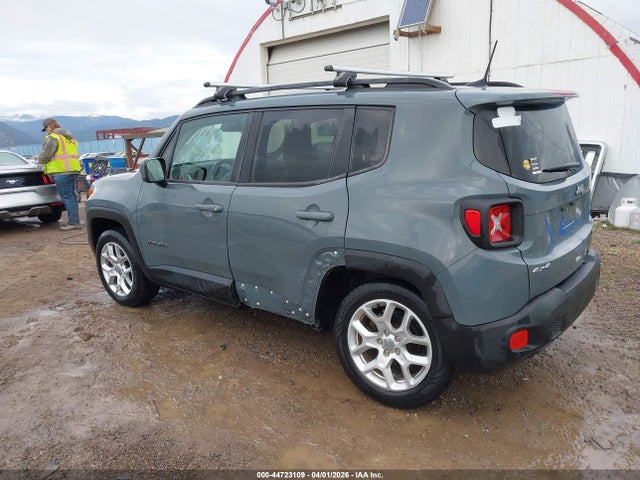 Продажа на аукционе авто 2018 Jeep Renegade Latitude 4x4, vin: ZACCJBBB4JPH84764, номер лота: 44723109