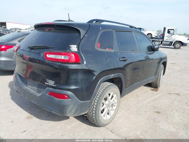 Продажа на аукционе авто 2016 Jeep Cherokee Sport, vin: 1C4PJLAB2GW302362, номер лота: 44723162
