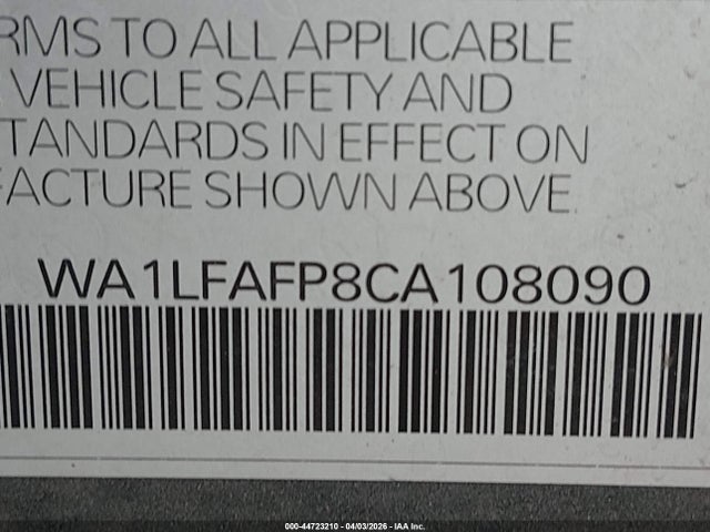 2012 AUDI Q5 WA1LFAFP8CA108090 Photo 8