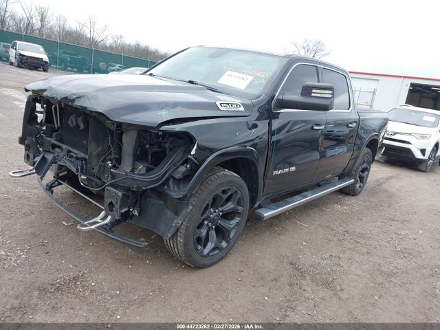 44723282 :رقم المزاد ، 1C6SRFKT6KN601967 vin ، 2019 Ram 1500 Longhorn  4x4 5'7 Box مزاد بيع