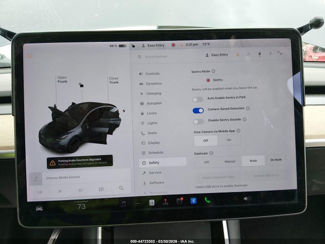 Aukcja sprzedaży 2020 Tesla Model Y Long Range Dual Motor All-wheel Drive/performance Dual Motor All-wheel Drive, vin: 5YJYGDEFXLF000628, numer aukcji: 44723302