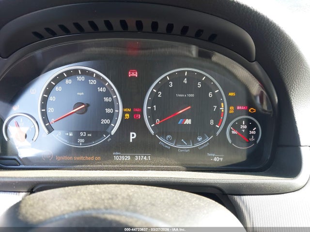 2014 Bmw M5 მანქანა იყიდება აუქციონზე, vin: WBSFV9C54ED593765, აუქციონის ნომერი: 44723637