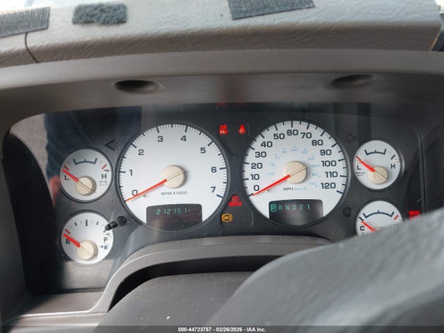 Продажа на аукционе авто 2003 Dodge Ram 1500 Slt/laramie/st, vin: 1D7HA18D13J636590, номер лота: 44723757