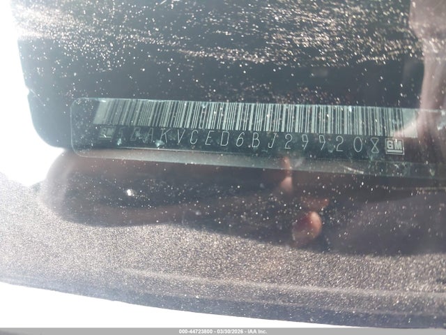 44723800 :رقم المزاد ، 5GAKVCED6BJ299208 vin ، 2011 Buick Enclave 2xl مزاد بيع