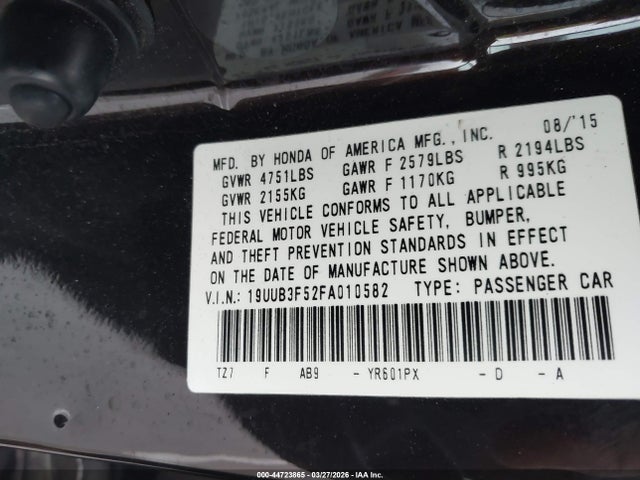 Продажа на аукционе авто 2015 Acura Tlx V6 Tech, vin: 19UUB3F52FA010582, номер лота: 44723865