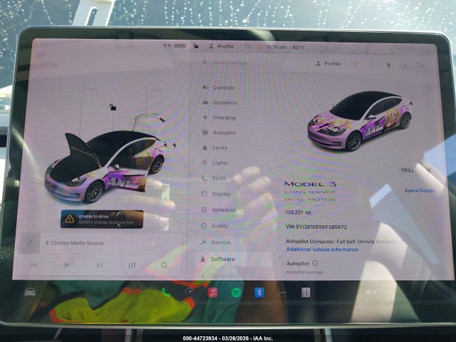 Продаж на аукціоні авто 2019 Tesla Model 3 Long Range/performance, vin: 5YJ3E1EB5KF385672, номер лоту: 44723934
