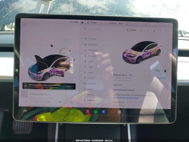 Продаж на аукціоні авто 2019 Tesla Model 3 Long Range/performance, vin: 5YJ3E1EB5KF385672, номер лоту: 44723934