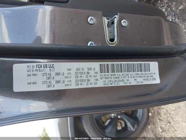 Продаж на аукціоні авто 2018 Jeep Cherokee Latitude Fwd, vin: 1C4PJLCBXJD544302, номер лоту: 44723943