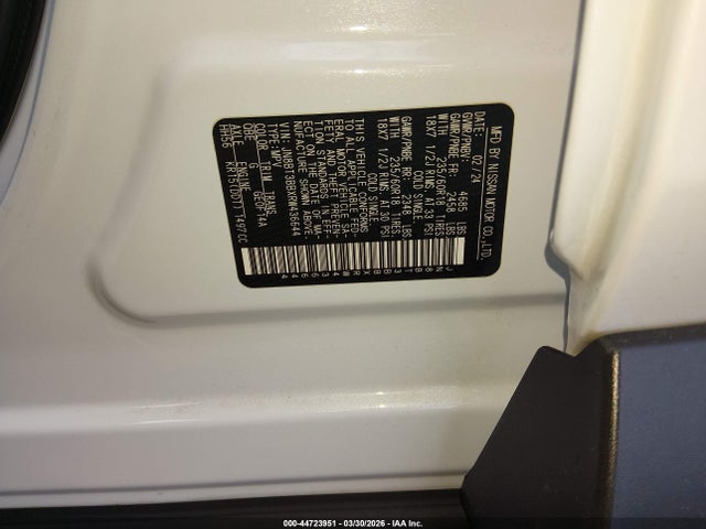 44723951 :رقم المزاد ، JN8BT3BBXRW436644 vin ، 2024 Nissan Rogue Sv Intelligent Awd مزاد بيع